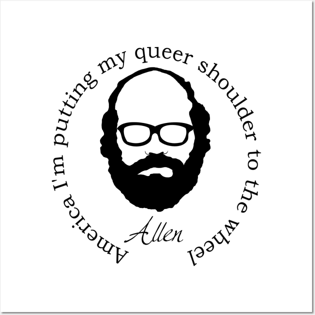 Allen Ginsberg Quotes Wall Art by PoetandChef